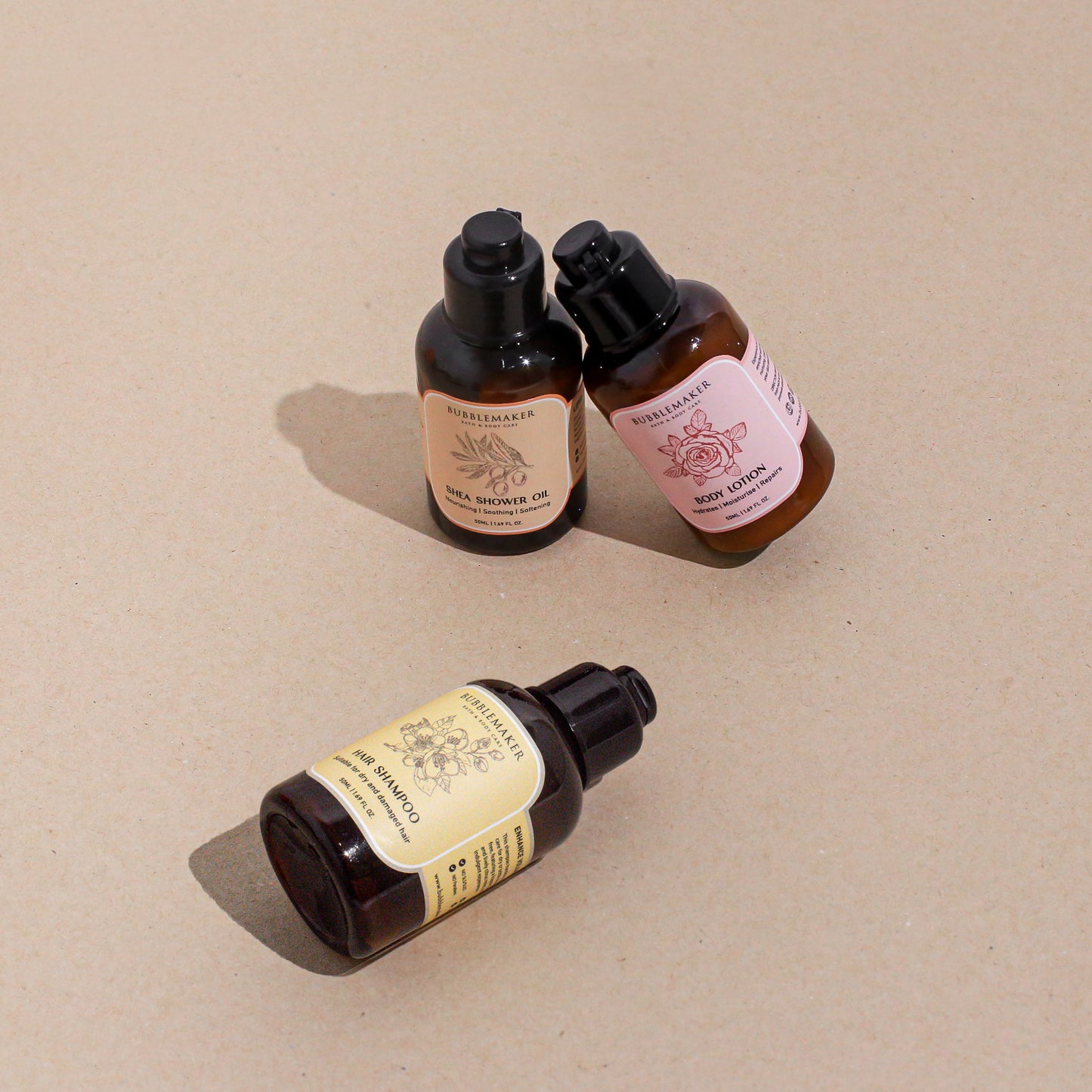 Bath and Body Care Travel Kit Set