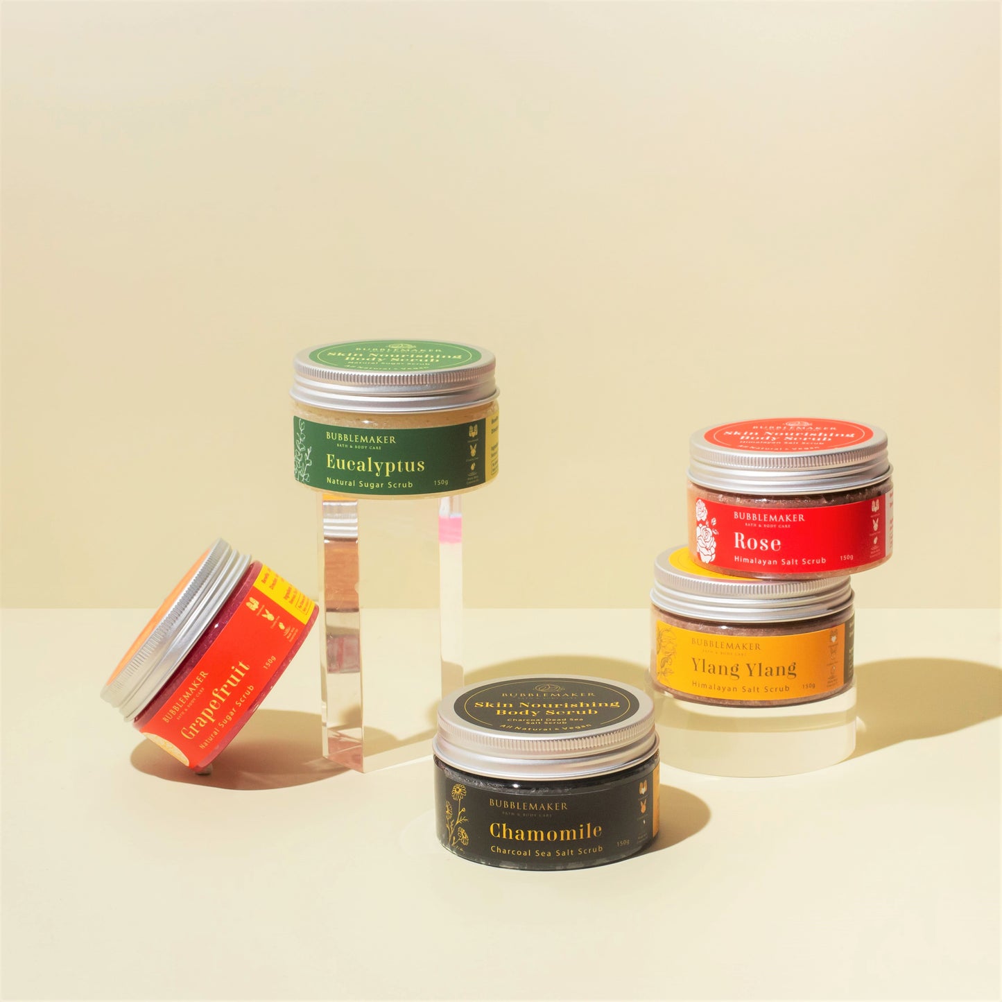 Natural Skin Nourishing Body Himalayan Salt Scrub - Ylang Ylang