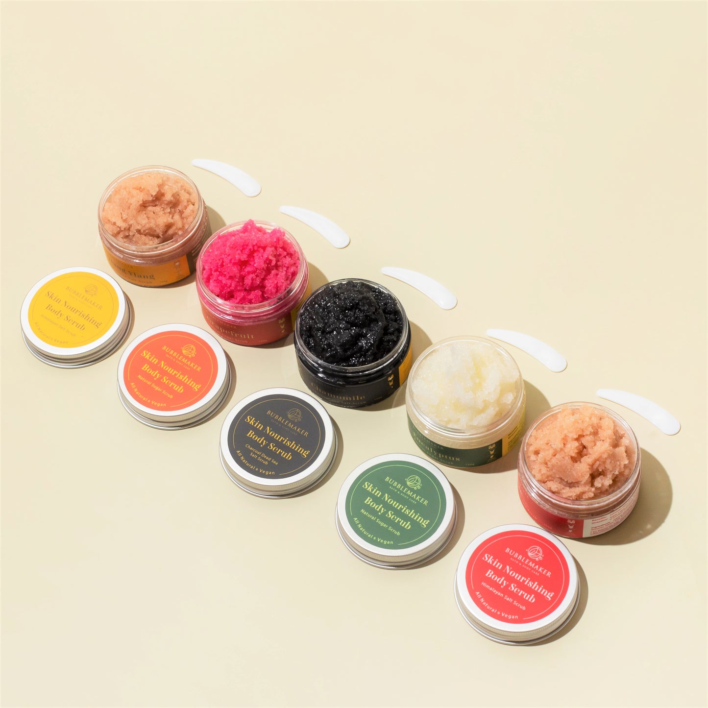 Natural Body Nourishing Himalayan Salt Scrub - Rose