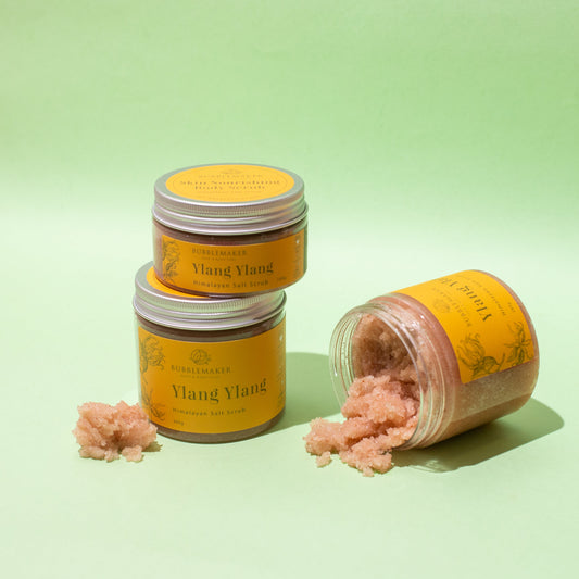 Natural Skin Nourishing Body Himalayan Salt Scrub - Ylang Ylang