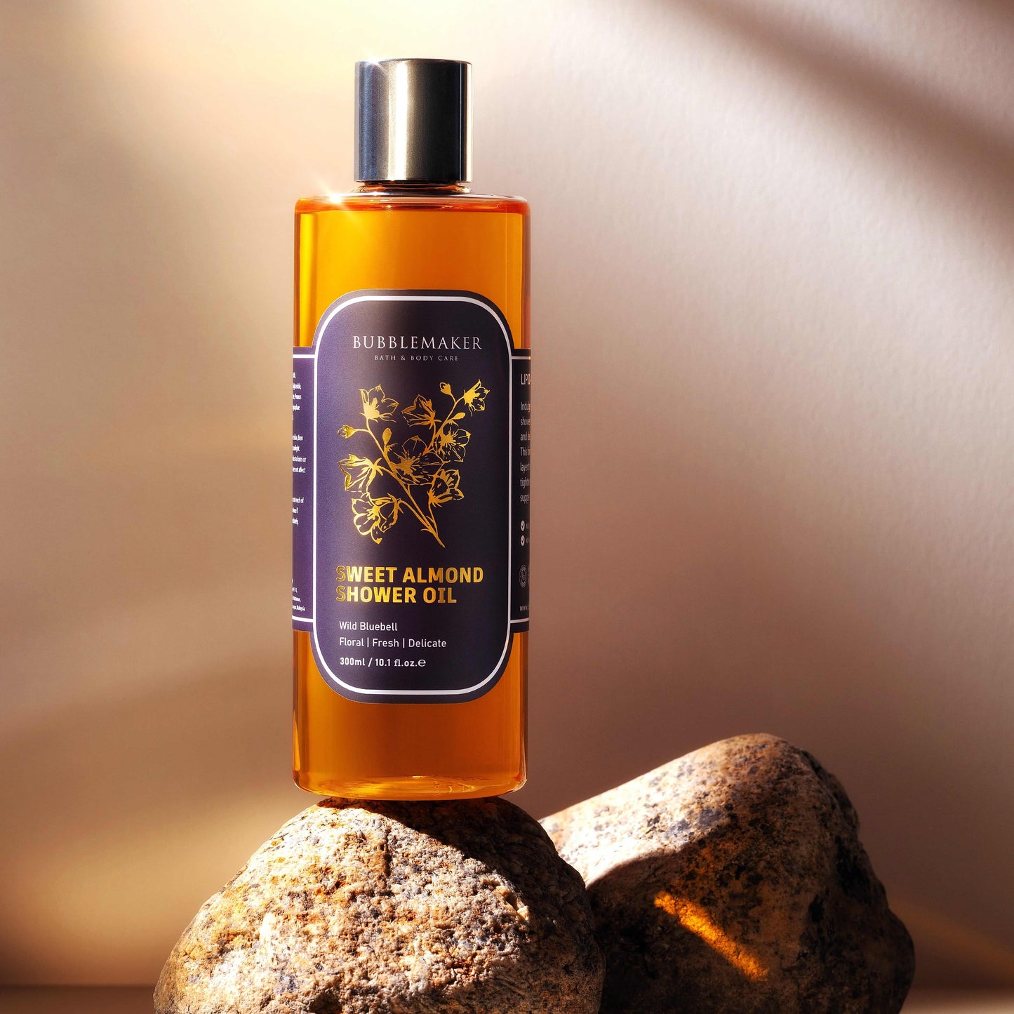 Sweet Almond Shower Oil - Wild Bluebell