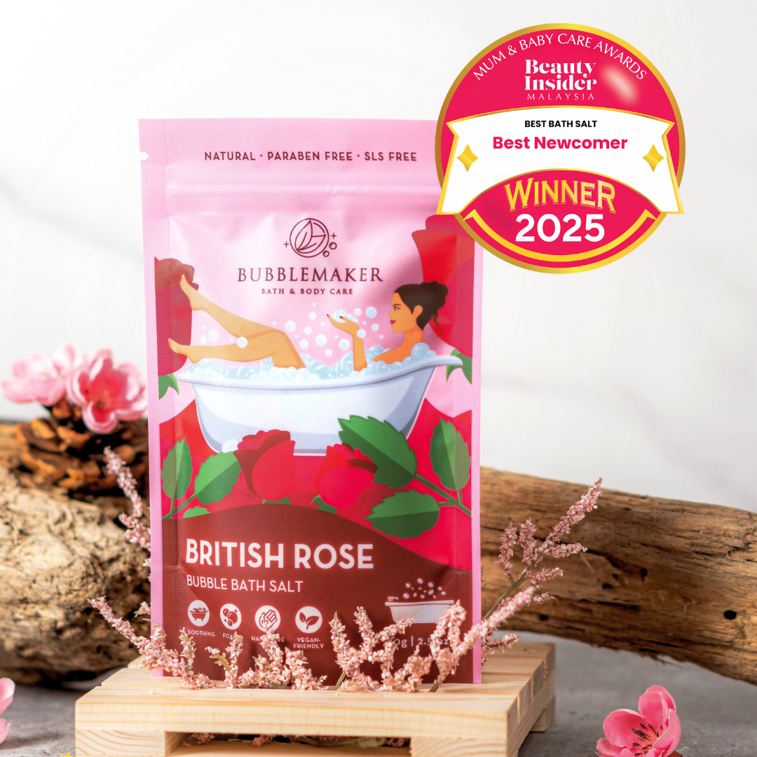 Bubble Bath Soak in Natural Epsom Salt [Travel Pack Edition]