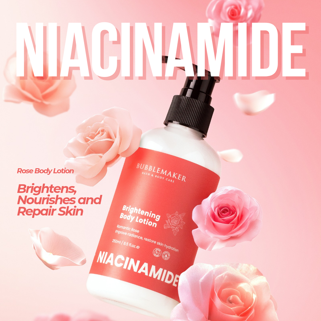 Niacinamide Rose Body Lotion | Hydrates, Moisturise, Repairs | 250ml