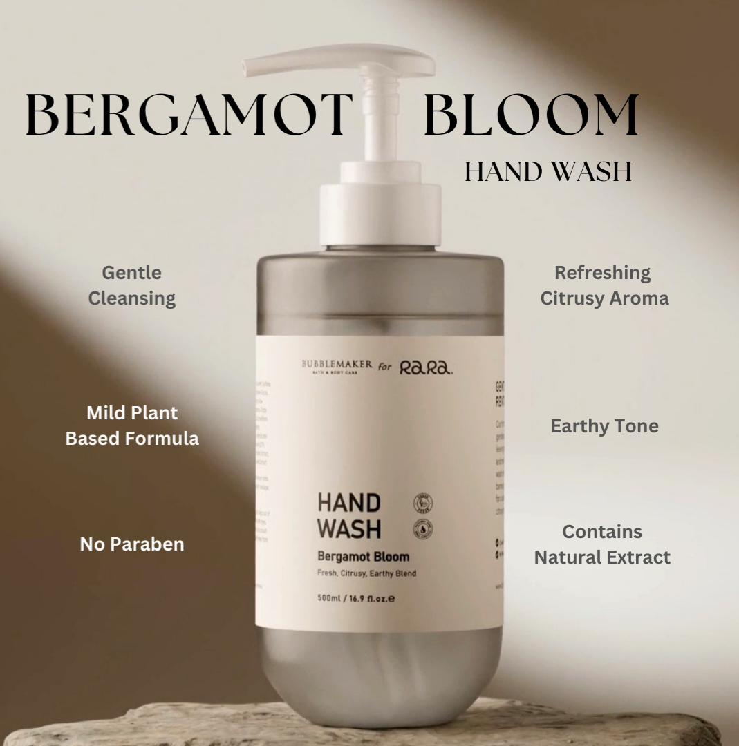 [Exclusive] Bergamot Bloom Hand Wash 500ml | Bubblemaker x RARA